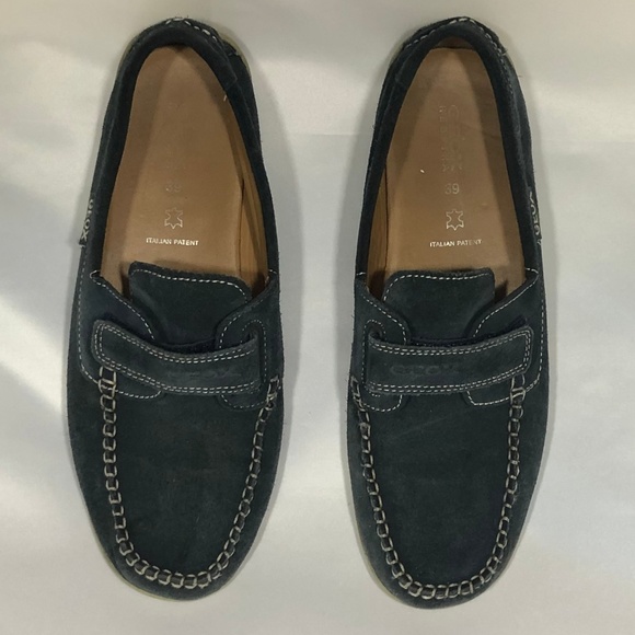 geox suede loafers